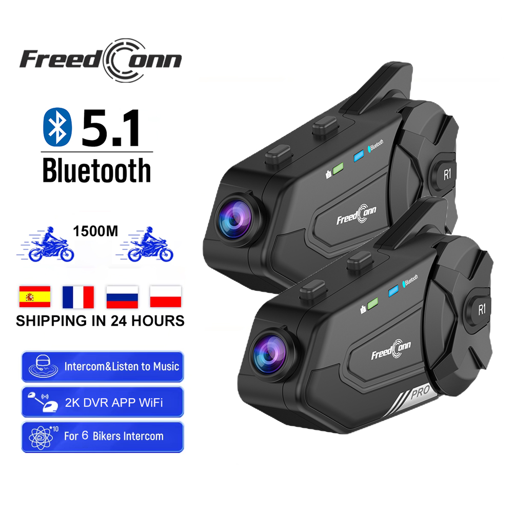 Freedconn Motorcycle Intercom  - огляд і ціна Universal Motorcycle Helmet Intercom Headset