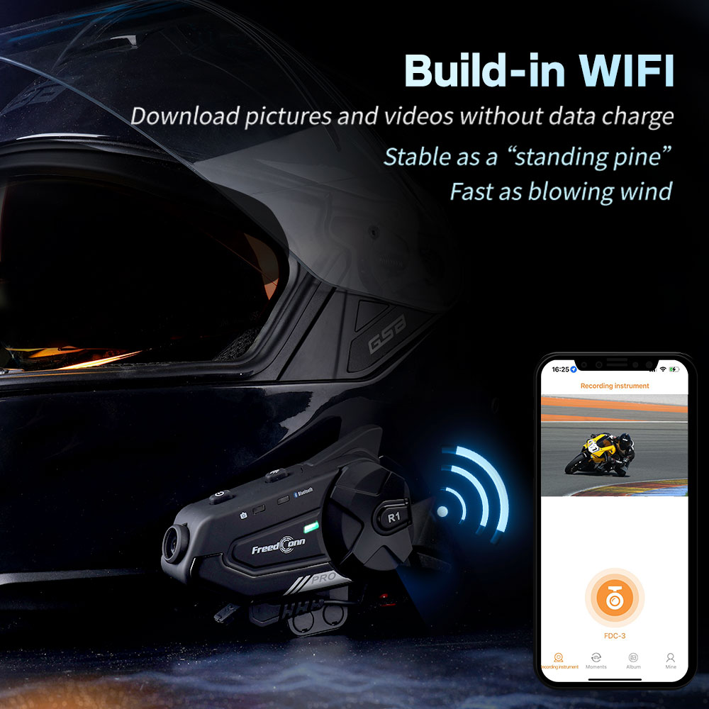 Freedconn Motorcycle Intercom  - огляд і ціна Universal Motorcycle Helmet Intercom Headset