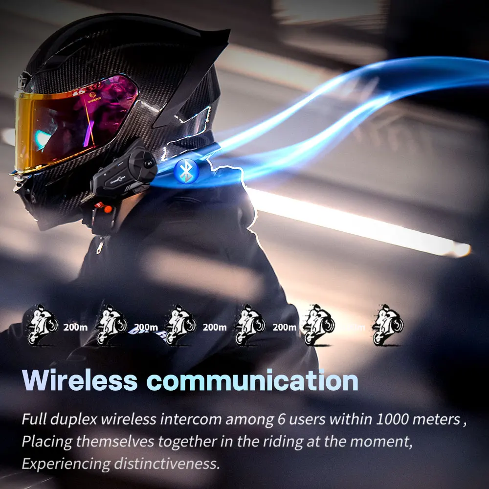 Freedconn Motorcycle Intercom  - огляд і ціна Universal Motorcycle Helmet Intercom Headset