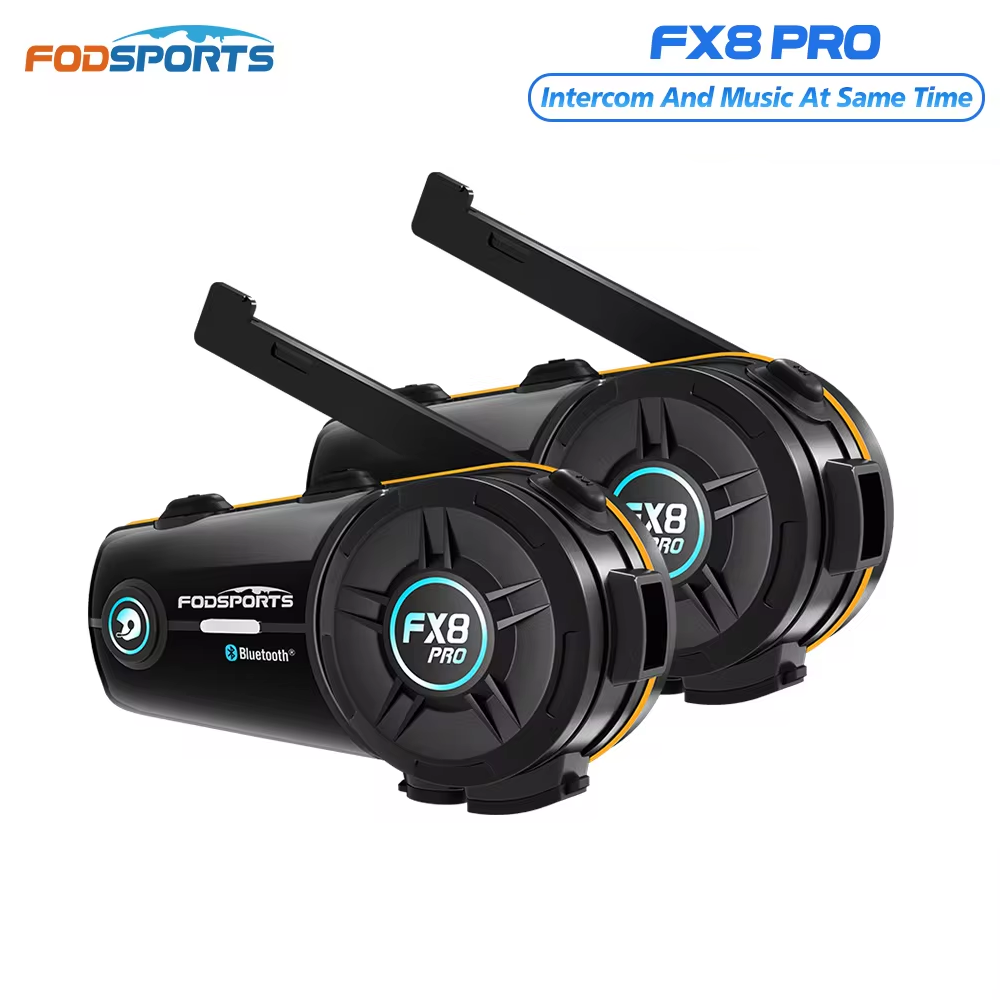 2pcs Fodsports FX8 Pro Motorcy - огляд і ціна Universal Motorcycle Helmet Intercom Headset