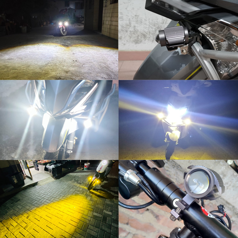 Motorcycle LED Light motorcycl - огляд і ціна Universal Motorcycle Led Headlight Projector