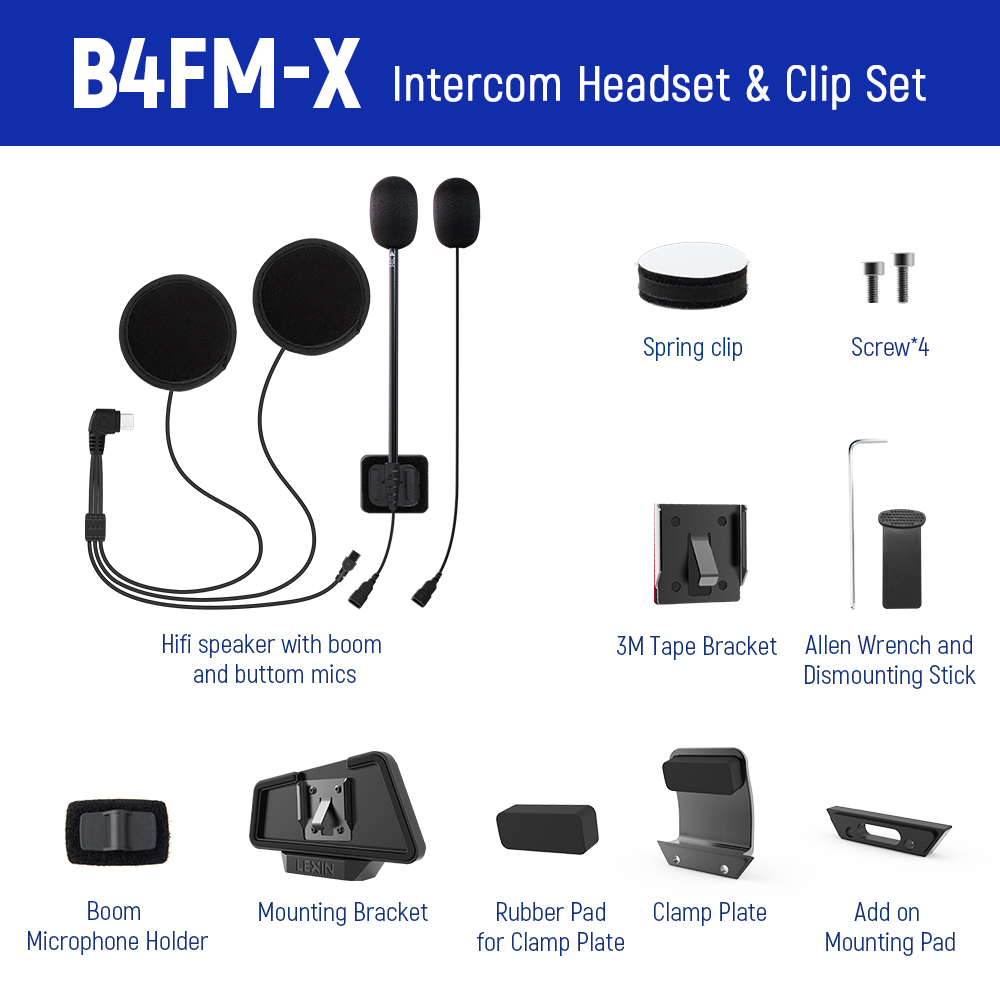 LEXIN LX-B4FM-X Intercom Heads - огляд і ціна Full Face Motorcycle Helmet With Bluetooth