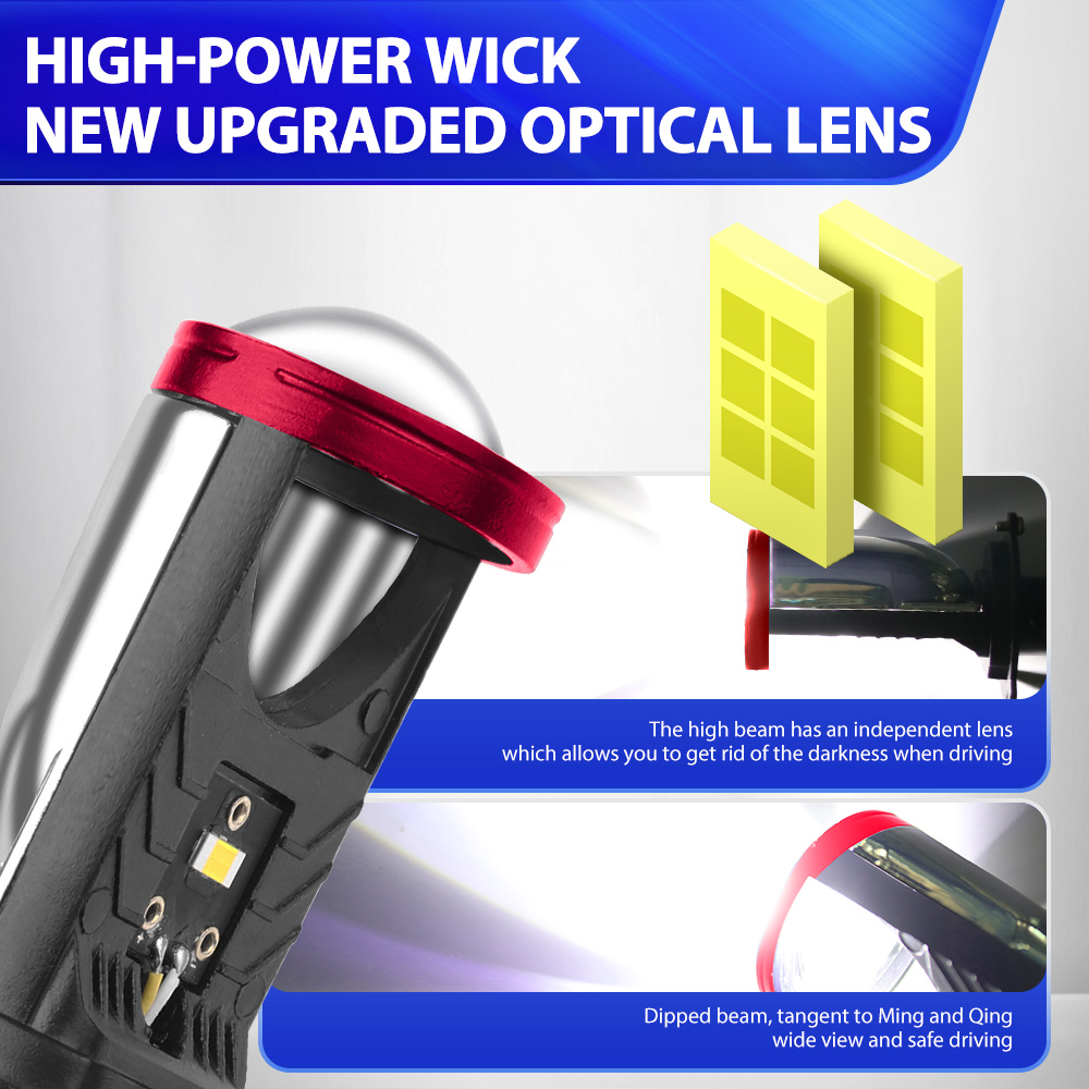 For Kawasaki ZG1400 Concours 2 - огляд і ціна Universal Motorcycle Led Headlight Projector