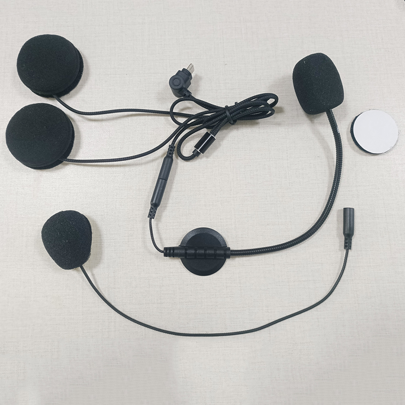 Type-C Earphone Speaker Access - огляд і ціна Universal Motorcycle Helmet Intercom Headset