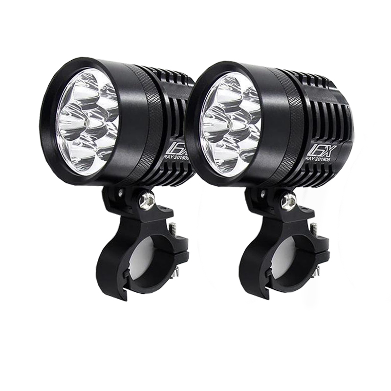 2PCS Universal L6X Headlight L - огляд і ціна Universal Motorcycle Led Headlight Projector