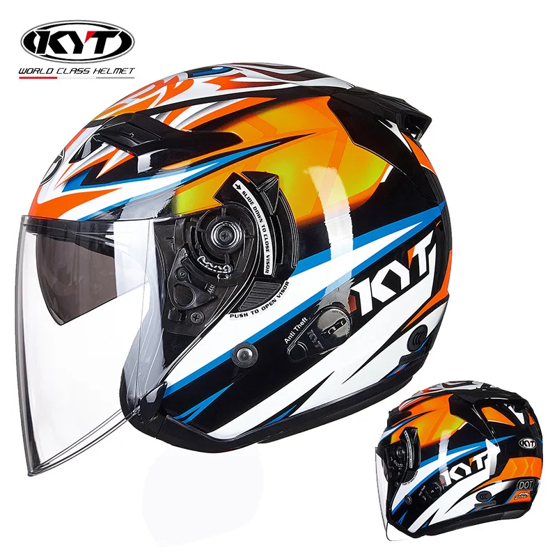 KYT Motorcycle Helmet Jet Vint - огляд і ціна Vintage Open Face Retro Helmet