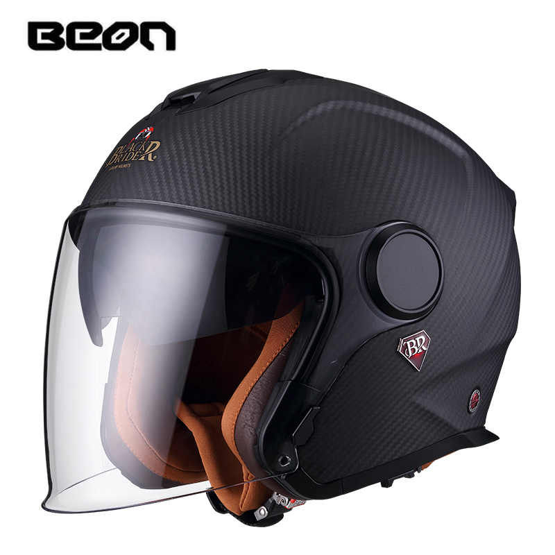 BEON BR23 Carbon Fiber 3/4 Ope - огляд і ціна Carbon Fiber Lightweight Motorcycle Helmet