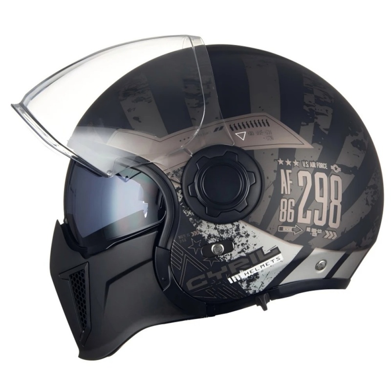 OP12A Modular Motorcycle Helme - огляд і ціна Quick Release Buckle Motorcycle Helmet