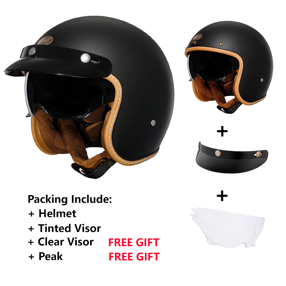 Retro Adult Open Face Electric - огляд і ціна Vintage Open Face Retro Helmet