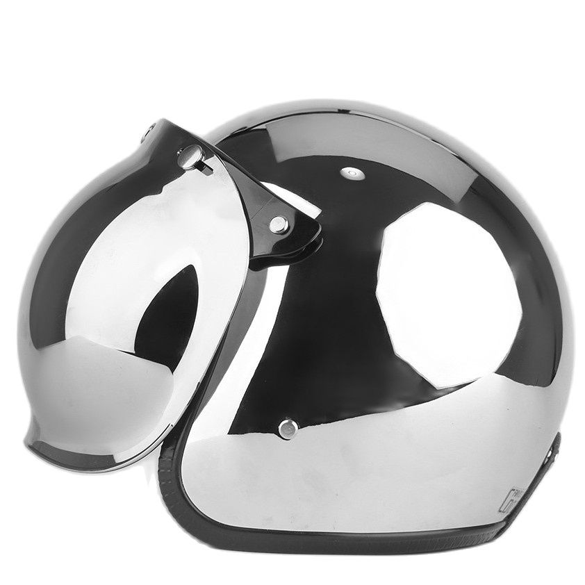 Open Face Motorcycle Helmet Vi - огляд і ціна Vintage Open Face Retro Helmet