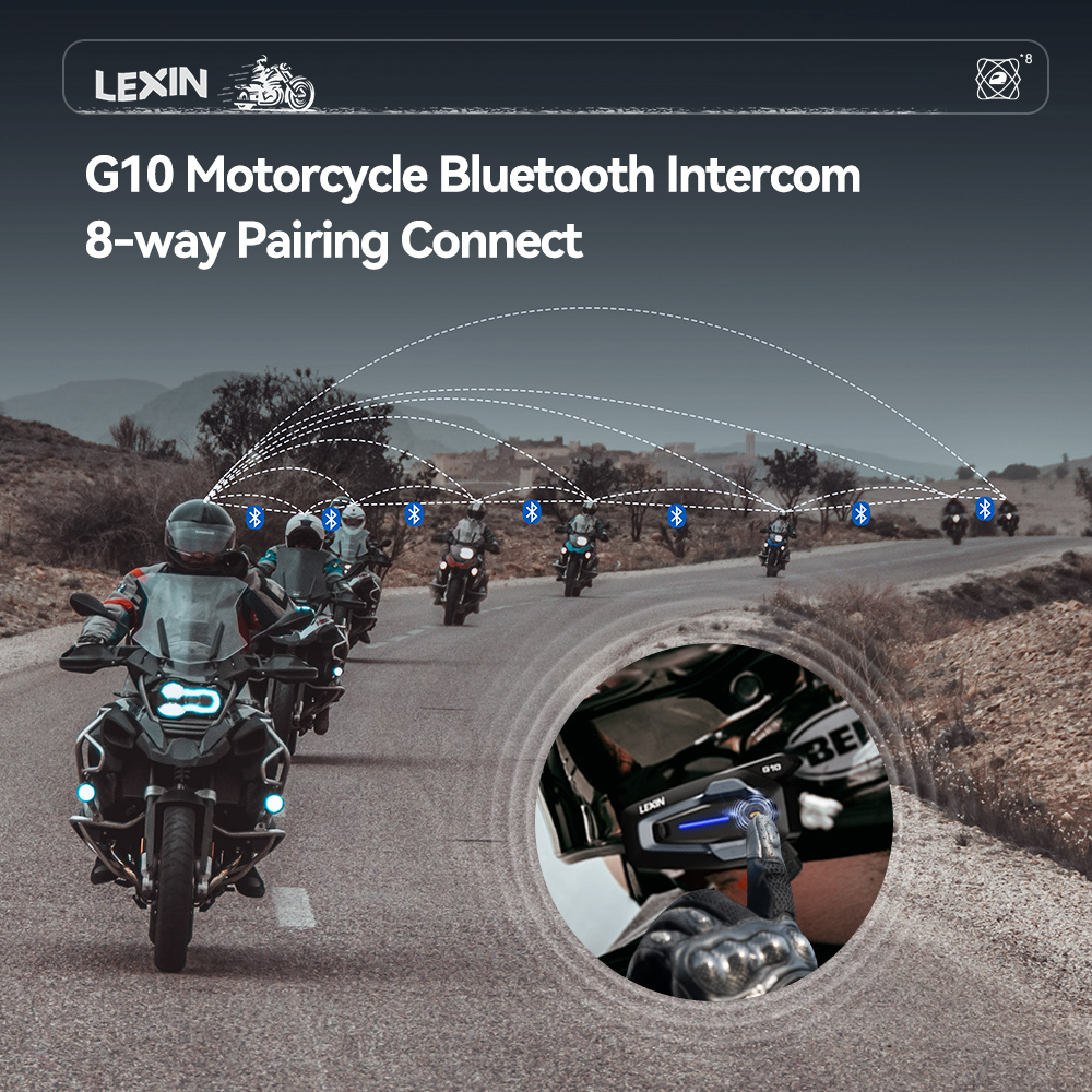 NEW-LEXIN G10 Motorcycle Helme - огляд і ціна Universal Motorcycle Helmet Intercom Headset