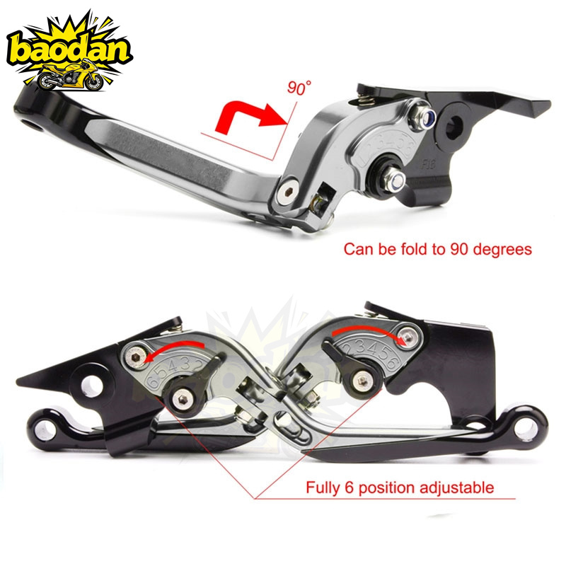 Clutch Lever Brake Lever Fit F - огляд і ціна Cnc Aluminum Adjustable Brake Clutch Levers