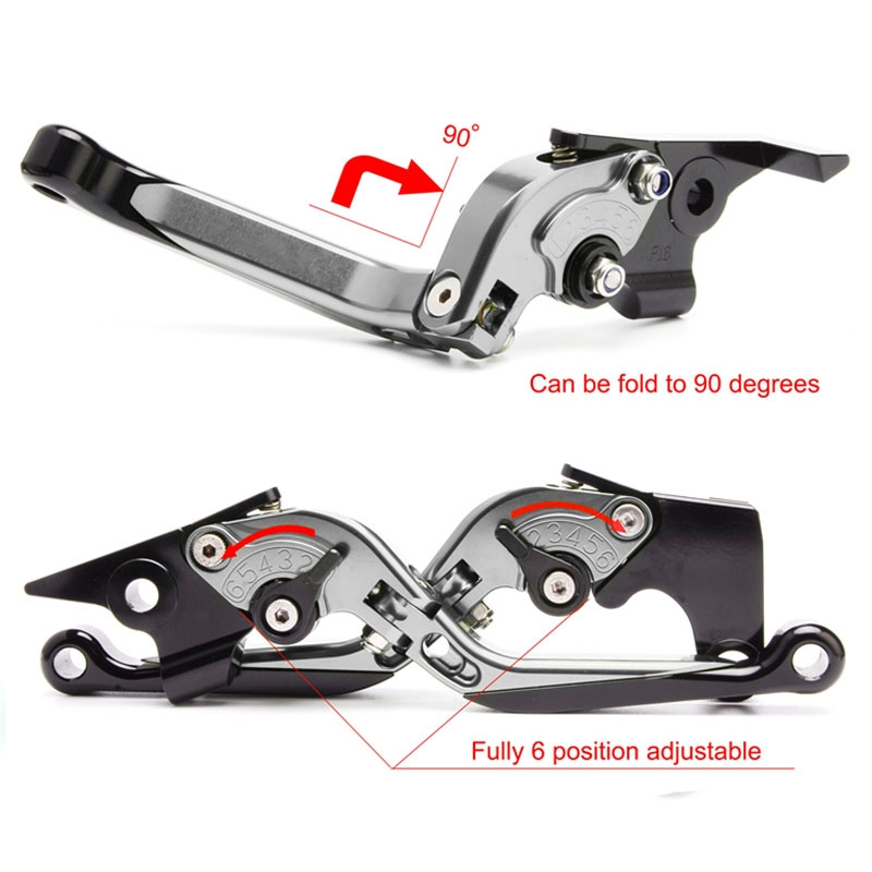 For MT-07 FZ-07 MT 07 FZ07 MT0 - огляд і ціна Cnc Aluminum Adjustable Brake Clutch Levers