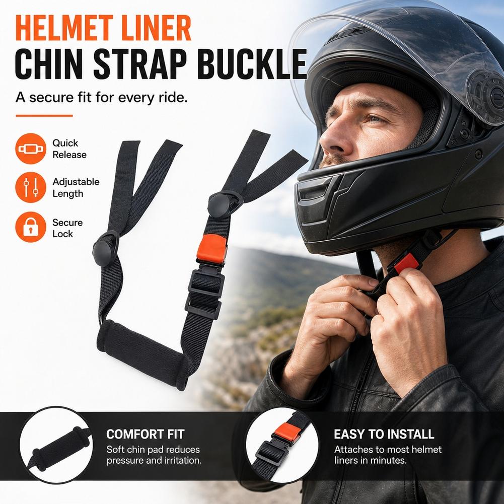 Universal Motorcycle Helmet Ch - огляд і ціна Quick Release Buckle Motorcycle Helmet